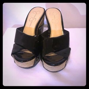 Jessica Simpson wedge sandals.